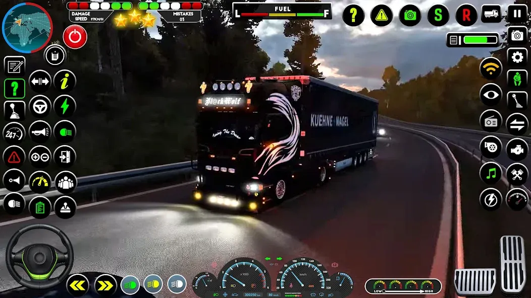 Truck Driving Euro Truck Game  [МОД Бесконечные монеты] Screenshot 2