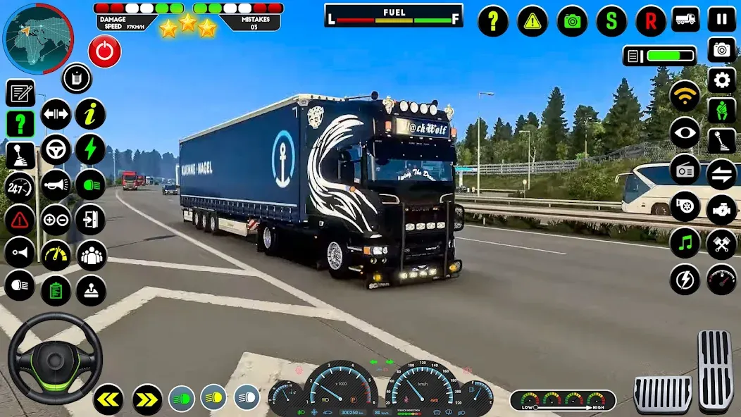 Truck Driving Euro Truck Game  [МОД Бесконечные монеты] Screenshot 4