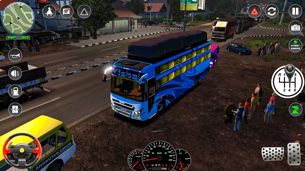 City Bus Driving: Bus Games 3D  [МОД Меню] Screenshot 1