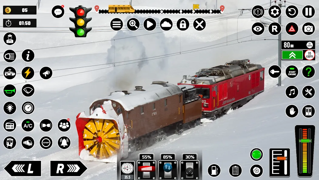 Railway Train Simulator Games  [МОД Меню] Screenshot 4