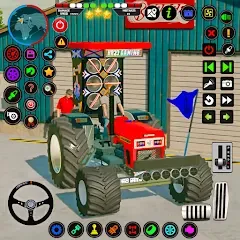 Скачать взломанную Tractor Driving - Tractor Game  [МОД Unlimited Money] - полная версия apk на Андроид