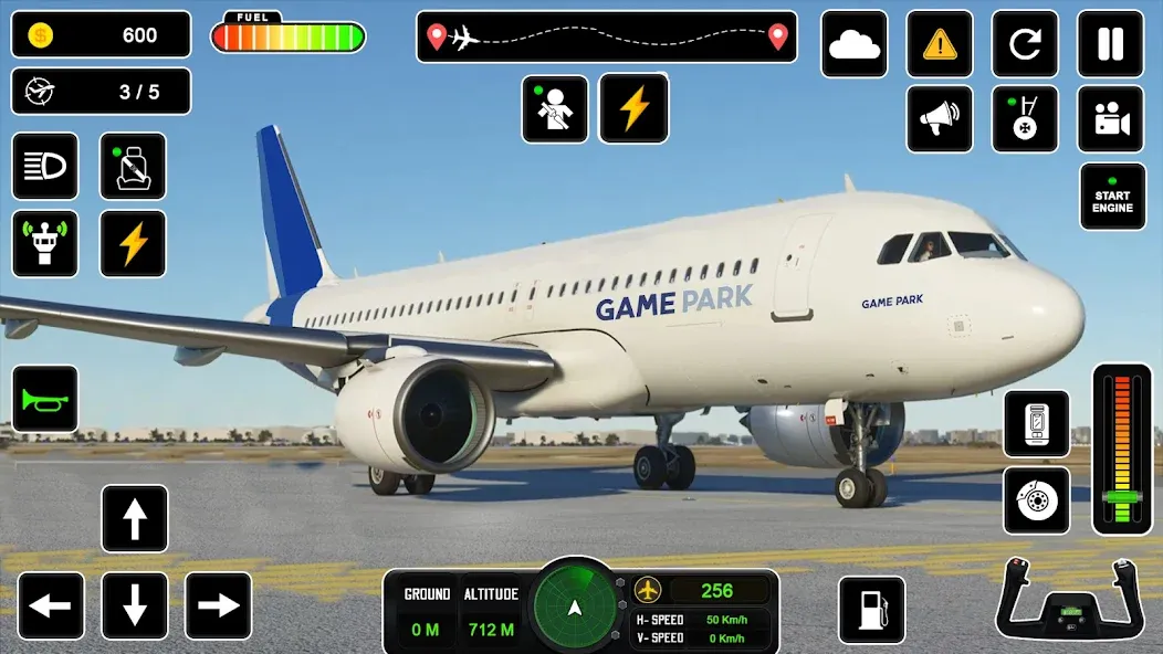 Pilot Simulator: Airplane Game  [МОД Mega Pack] Screenshot 1