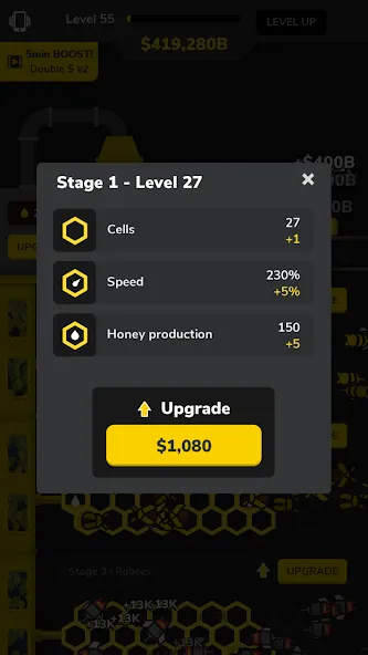 Idle Bee Factory Tycoon  [МОД Меню] Screenshot 2