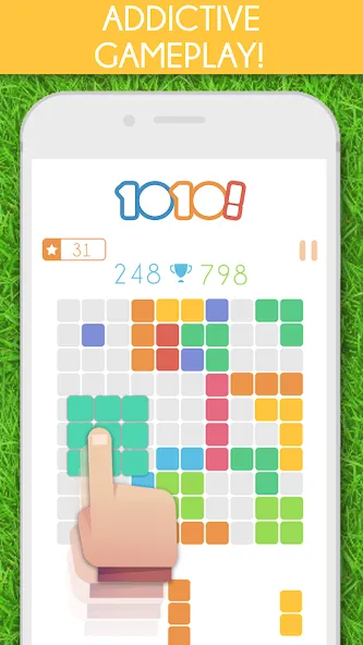 1010! Block Puzzle Game  [МОД Unlimited Money] Screenshot 1