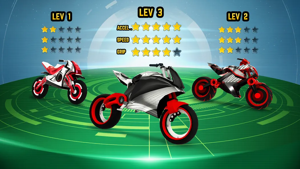 Gravity Rider: Space Bike Race (Гравити Райдер)  [МОД Меню] Screenshot 5