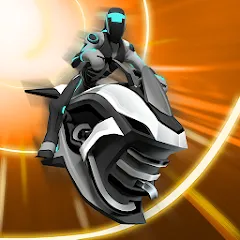 Взлом Gravity Rider: Space Bike Race (Гравити Райдер)  [МОД Меню] - стабильная версия apk на Андроид