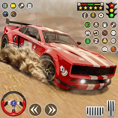 Скачать взлом Real Rally Drift & Rally Race (Риал Ралли)  [МОД Menu] - последняя версия apk на Андроид