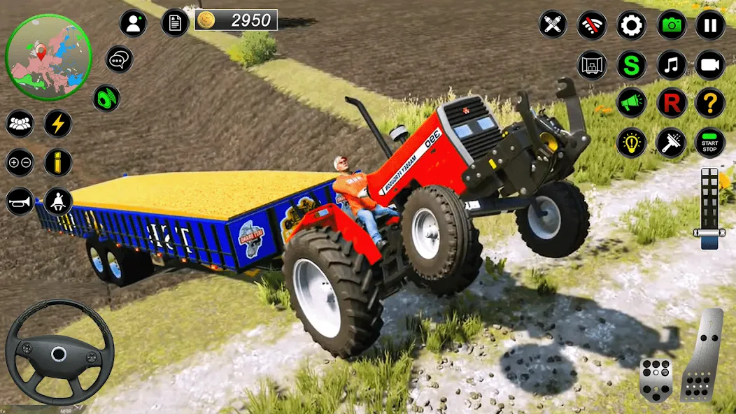 Real Farmer Tractor Drive Game (Фармер Трактор 3Д Фермерские Игры)  [МОД Бесконечные монеты] Screenshot 2