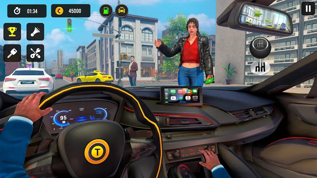 Taxi Simulator 3d Taxi Driver  [МОД Menu] Screenshot 1