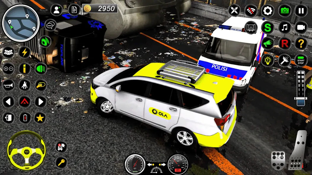 City Taxi Games Taxi Simulator (Русские такси игры на автомобилях)  [МОД Много монет] Screenshot 2