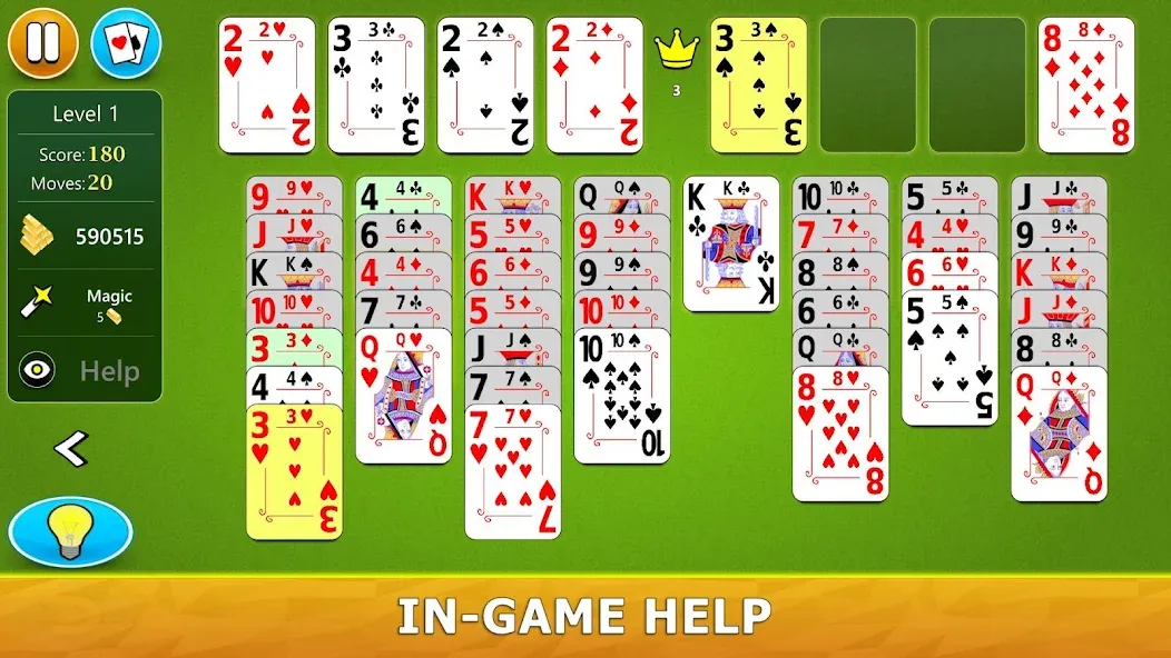 FreeCell Solitaire - Card Game  [МОД Unlimited Money] Screenshot 5