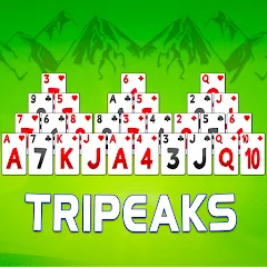 Взломанная TriPeaks Solitaire Mobile  [МОД Много монет] - полная версия apk на Андроид