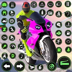 Взломанная Racing Bike Stunt Games Master (Гонки на мотоциклах Мастер игр в трюки)  [МОД Menu] - полная версия apk на Андроид