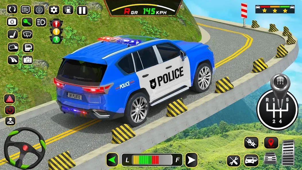 Police Car Driving School Game (Полицейская школа вождения автомобилей)  [МОД Много денег] Screenshot 3