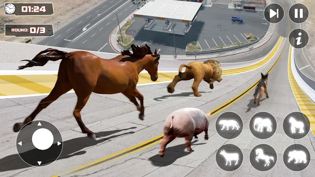 GT Animal 3D: Racing Game (Анимал Симулятор 3D)  [МОД Все открыто] Screenshot 1