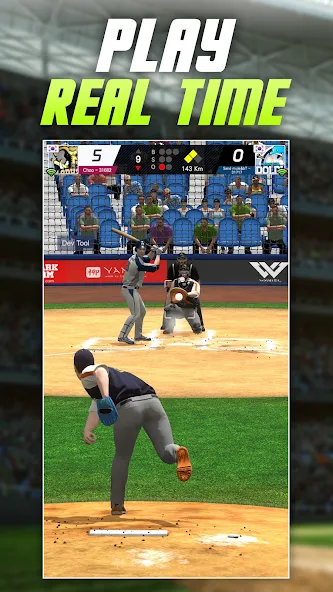 Baseball Play: Real-time PVP (Бейсбольная игра)  [МОД Menu] Screenshot 1