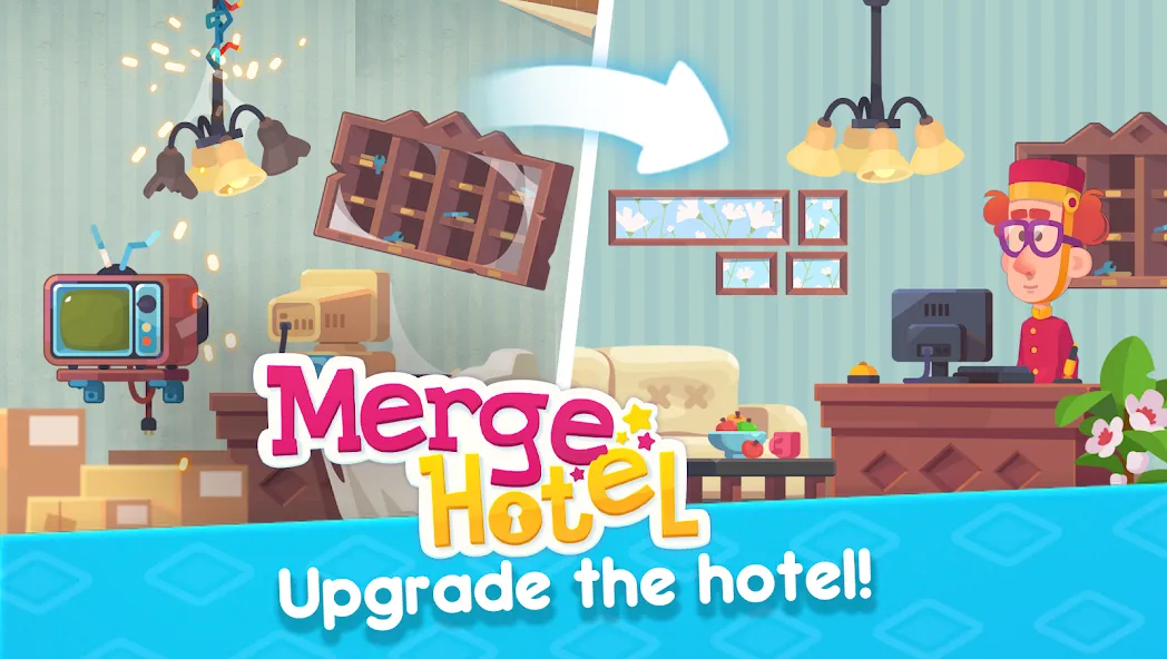 Merge Hotel: Family Story Game (Мердж Отель)  [МОД Unlimited Money] Screenshot 3