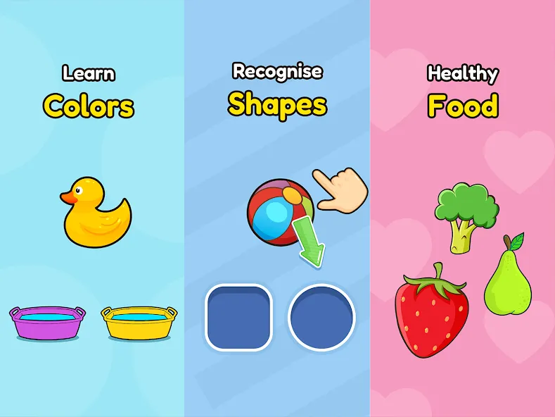 Bebi: Baby Games for 2-4y kids  [МОД Unlocked] Screenshot 1