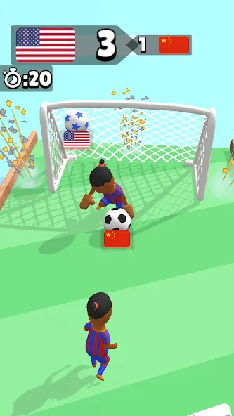 Soccer Dash (окер Даш)  [МОД Unlimited Money] Screenshot 3