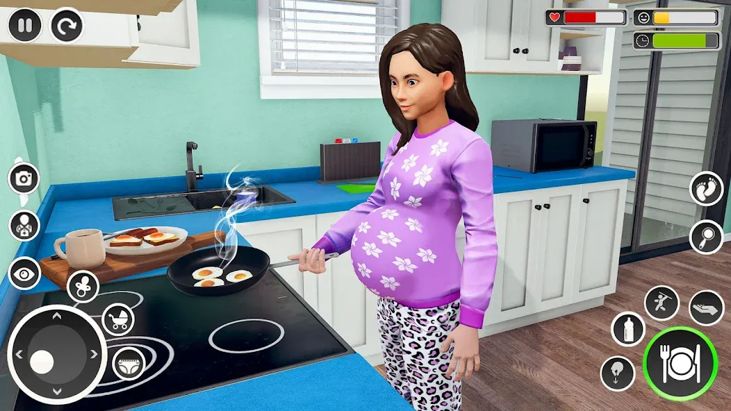 Pregnant Mom Simulator Games  [МОД Все открыто] Screenshot 1