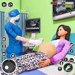 Скачать взломанную Pregnant Mom Simulator Games  [МОД Все открыто] - последняя версия apk на Андроид