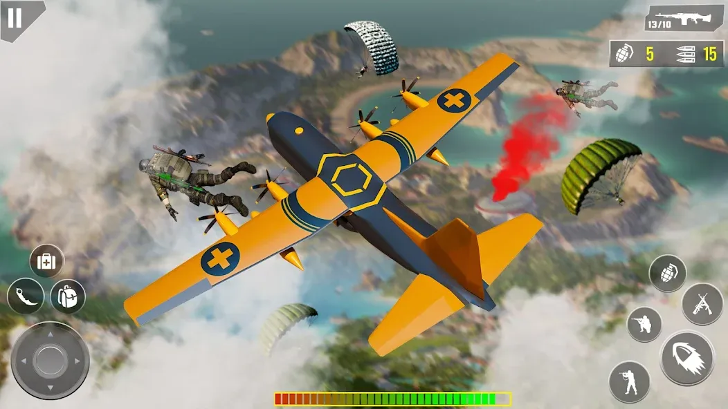 Gun Shooting Games Fps Offline  [МОД Menu] Screenshot 1