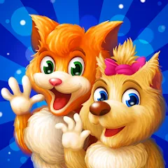 Скачать взлом Cat & Dog Story Adventure Game  [МОД Меню] - последняя версия apk на Андроид