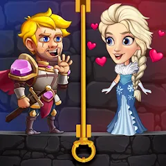 Скачать взломанную Mr. Knight: Pin Puzzles  [МОД Бесконечные монеты] - стабильная версия apk на Андроид