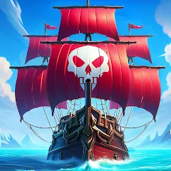 Взломанная Pirate Ships・Build and Fight  [МОД Mega Pack] - полная версия apk на Андроид