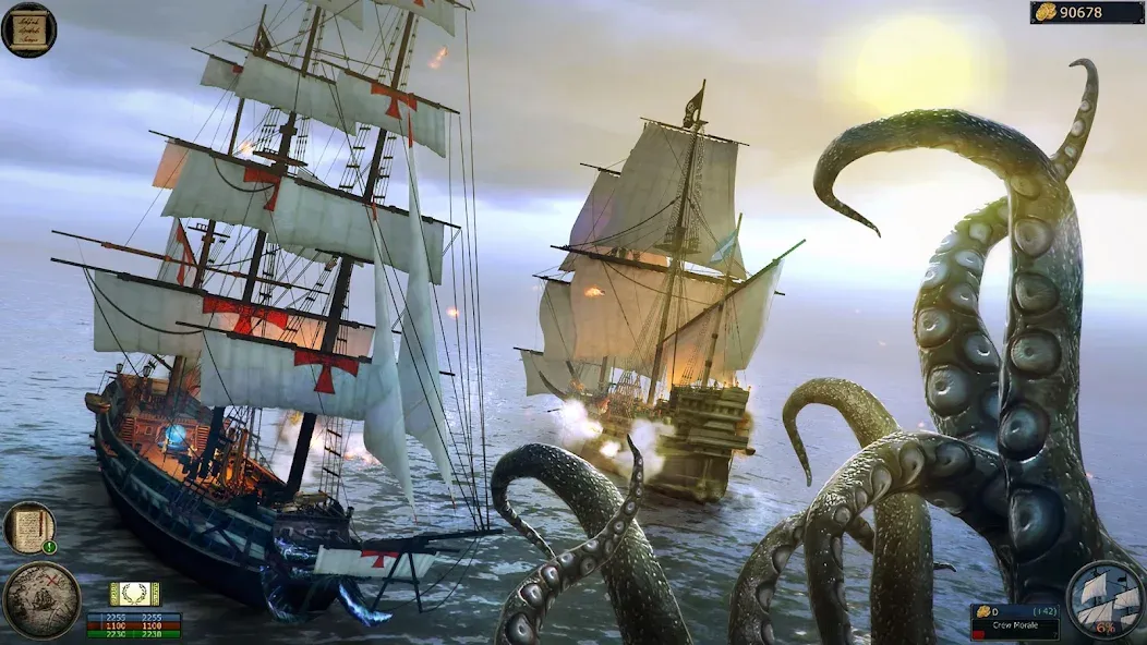 Pirates Flag－Open-world RPG (Темпест)  [МОД Menu] Screenshot 1