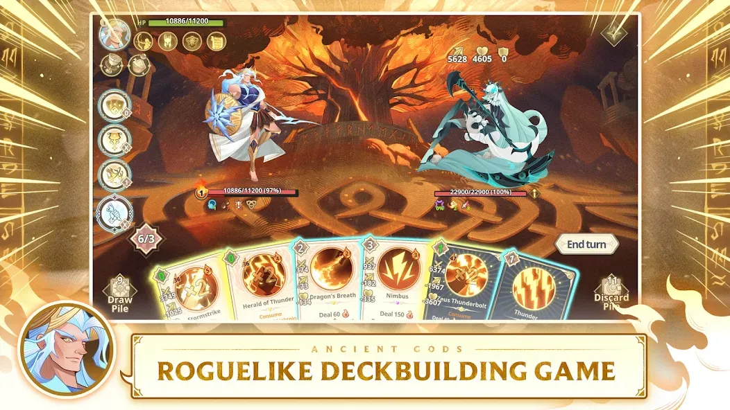 Ancient Gods: Card Battle RPG (Эншент Годс)  [МОД Много монет] Screenshot 2