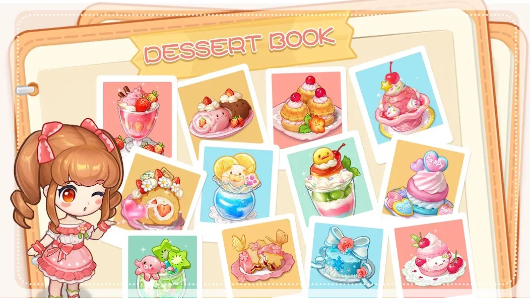 Happy Desserts！  [МОД Бесконечные монеты] Screenshot 3