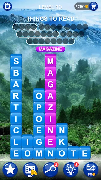 Word Tiles :Hidden Word Search  [МОД Menu] Screenshot 2