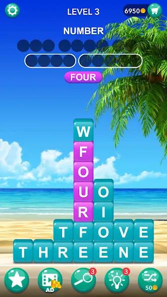 Word Tiles :Hidden Word Search  [МОД Menu] Screenshot 5