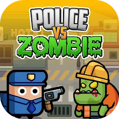 Взломанная Police vs Zombie: Zombie City (Полиция против зомби)  [МОД Бесконечные деньги] - полная версия apk на Андроид