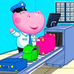 Скачать взлом Hippo: Airport Profession Game  [МОД Все открыто] - полная версия apk на Андроид