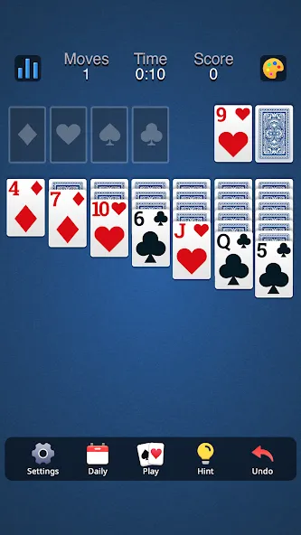 Classic Solitaire - Klondike (Солитер Клондайк Классик)  [МОД Бесконечные монеты] Screenshot 4