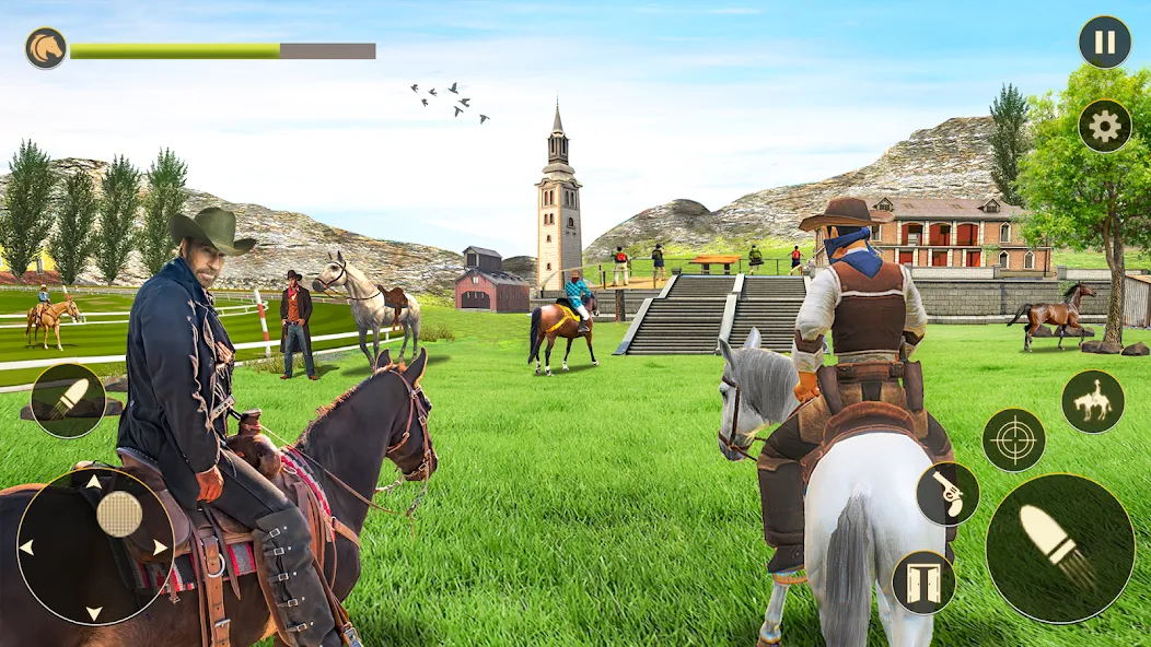 Horse Riding Rivals Horse Race (ХорсРайдинг Ривалс Лошадиные скачки)  [МОД Бесконечные монеты] Screenshot 1