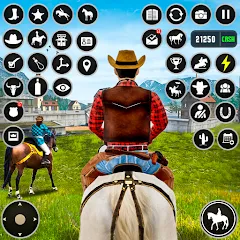 Скачать взломанную Horse Riding Rivals Horse Race (ХорсРайдинг Ривалс Лошадиные скачки)  [МОД Бесконечные монеты] - стабильная версия apk на Андроид