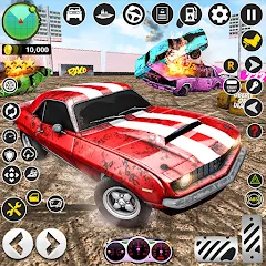 Скачать взломанную X Demolition Derby : Car Games  [МОД Много денег] - стабильная версия apk на Андроид