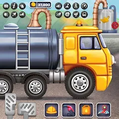 Взлом Oil Tanker Truck Games  [МОД Меню] - полная версия apk на Андроид