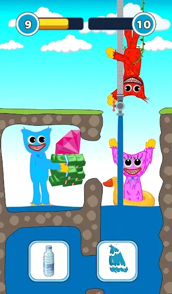 Hugy's Funny Animated Story  [МОД Unlimited Money] Screenshot 5