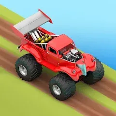 Скачать взломанную MMX Hill Dash 2 – Offroad Truc (ММХ Хилл Даш 2)  [МОД Mega Pack] - полная версия apk на Андроид