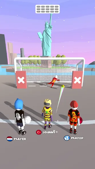 Goal Party - Soccer Freekick (Гоал Парти)  [МОД Меню] Screenshot 2