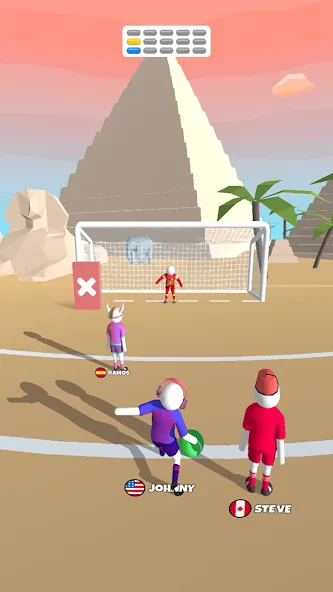 Goal Party - Soccer Freekick (Гоал Парти)  [МОД Меню] Screenshot 3