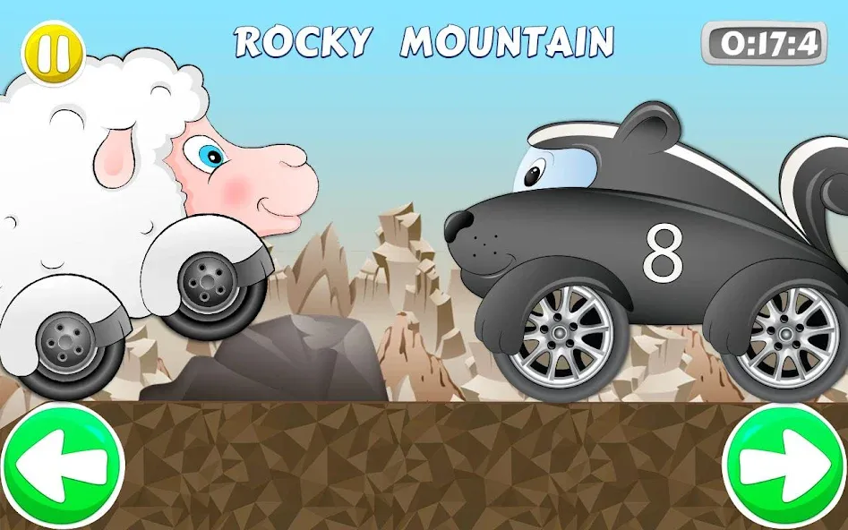 Racing car game for kids  [МОД Menu] Screenshot 3