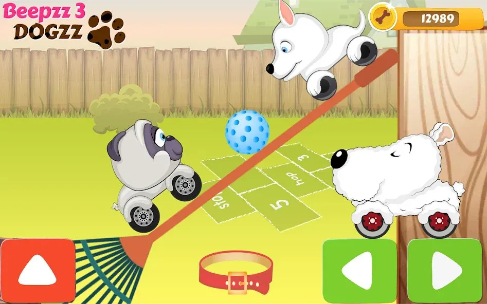 Racing games for kids - Dogs  [МОД Все открыто] Screenshot 4