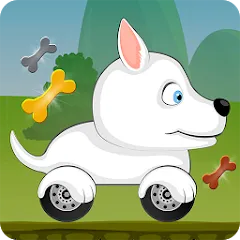 Взломанная Racing games for kids - Dogs  [МОД Все открыто] - стабильная версия apk на Андроид