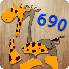 Взломанная 690 Puzzles for preschool kids  [МОД Меню] - последняя версия apk на Андроид