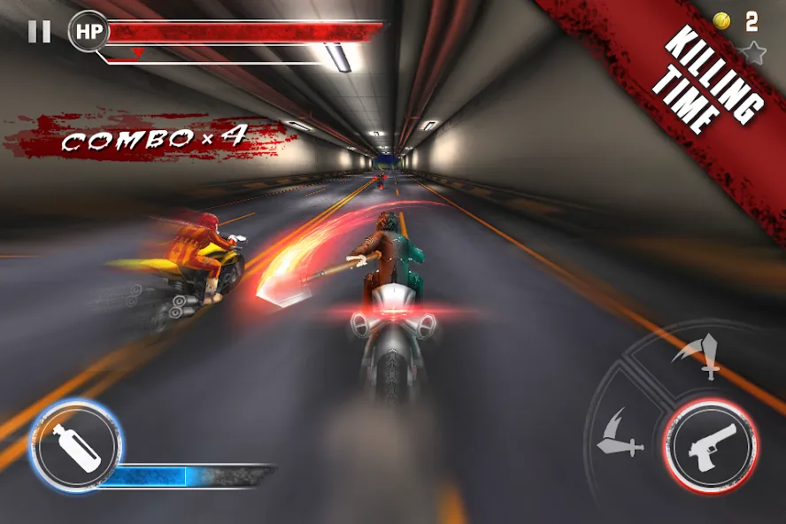 Death Moto 3 : Fighting  Rider (дет мото 3)  [МОД Unlocked] Screenshot 2